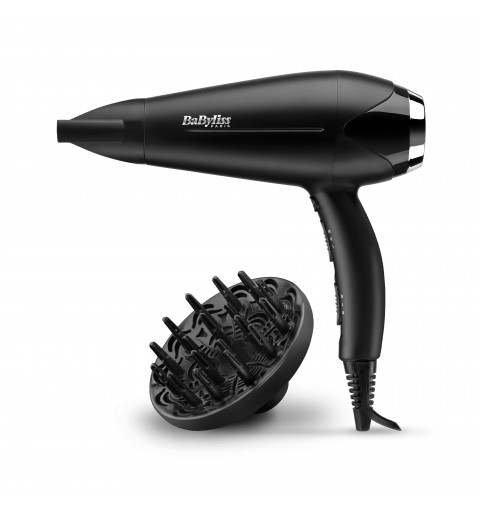 BaByliss D572DE asciuga capelli 2200 W Nero