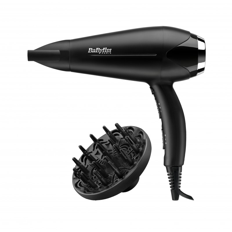 BaByliss D572DE asciuga capelli 2200 W Nero