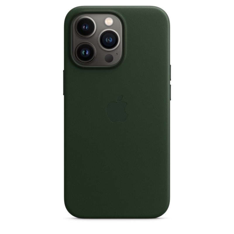 Apple Custodia MagSafe in pelle per iPhone 13 Pro - Verde sequoia