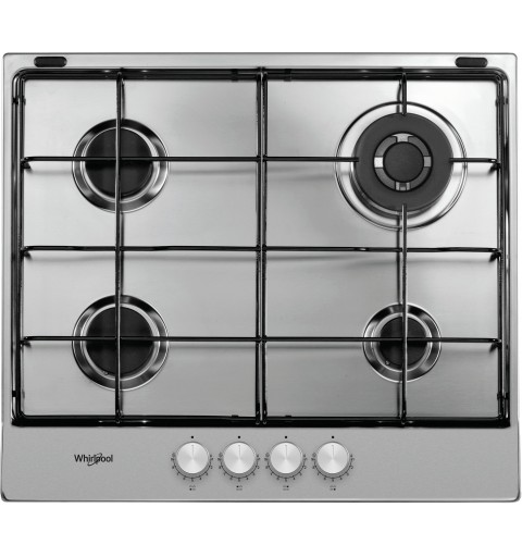 Whirlpool TGML 651 IX Acciaio inossidabile Da incasso 55 cm Gas 4 Fornello(i)