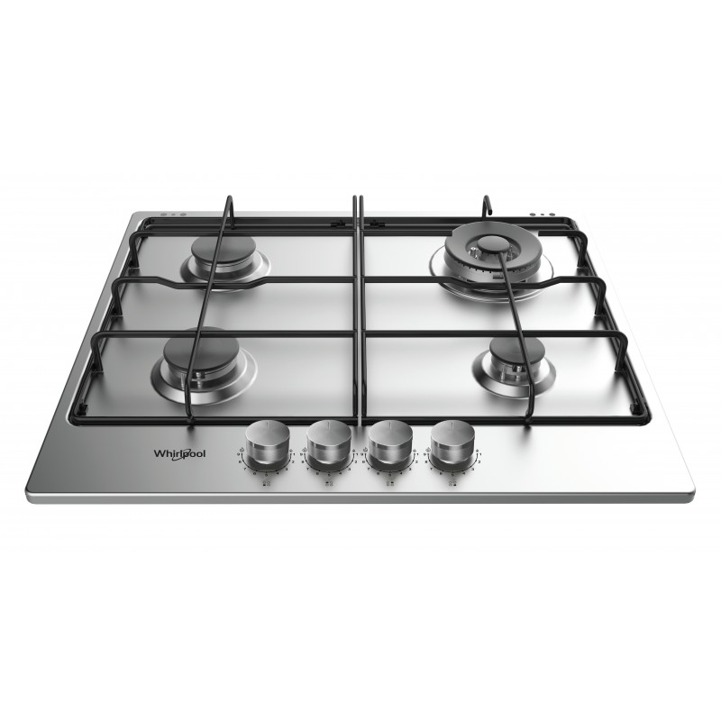 Whirlpool TGML 651 IX Stainless steel Built-in 55 cm Gas 4 zone(s)