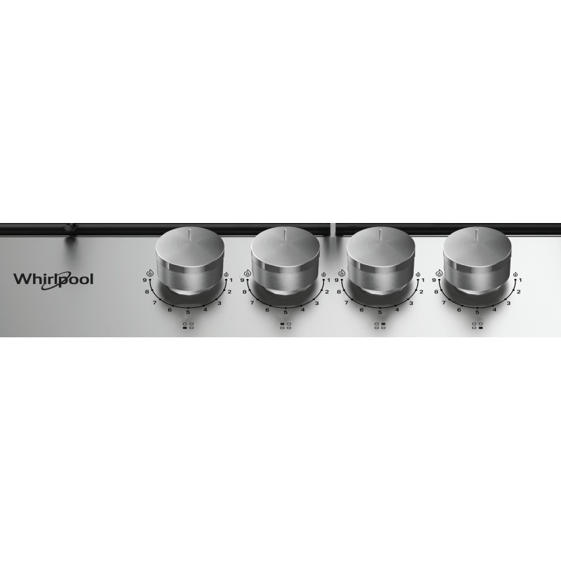 Whirlpool TGML 651 IX Stainless steel Built-in 55 cm Gas 4 zone(s)