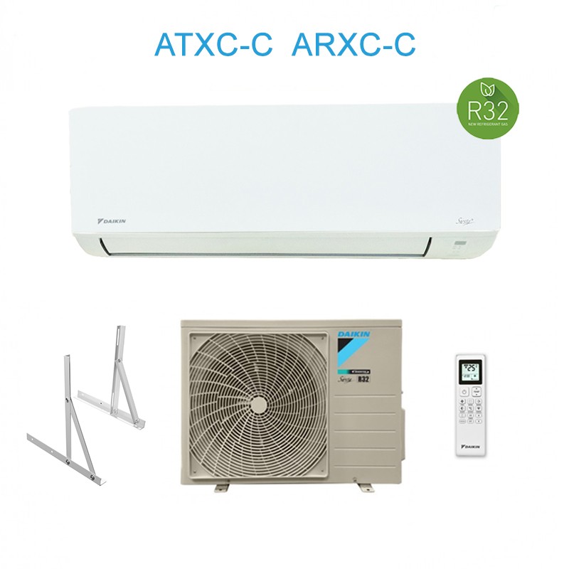 Daikin ATXC25C ARXC25C Condizionatore Climatizzatore 9000Btu + Staffa Siesta A++/A+ Inverter Wifi Ready