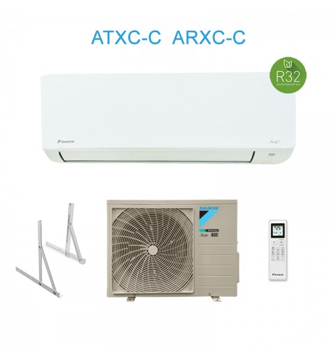 Daikin ATXC25C ARXC25C Condizionatore Climatizzatore 9000Btu + Staffa Siesta A++/A+ Inverter Wifi Ready