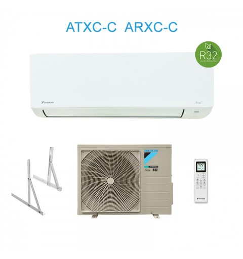 Daikin ATXC35C ARXC35C Condizionatore Climatizzatore 12000Btu + Staffa Siesta A++/A+ Inverter Wifi Ready