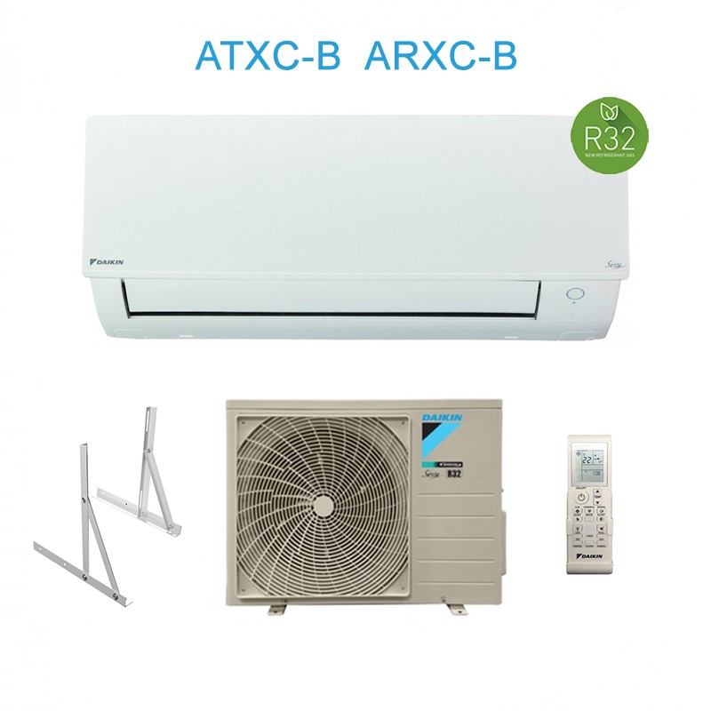 Daikin ATXC25B ARXC25B Condizionatore Climatizzatore 9000Btu + Staffa Siesta A++/A+ Inverter Wifi Ready