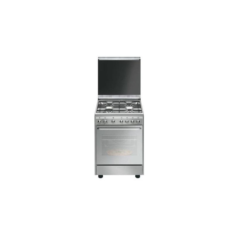 Smeg CX60SVPZ9 cooker Freestanding cooker Gas Stainless steel A