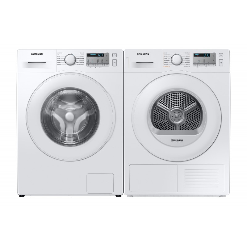 Samsung DV80TA020TH sèche-linge Autoportante Charge avant 8 kg A++ Acier, Blanc