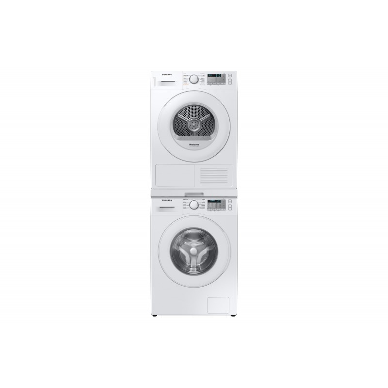 Samsung DV80TA020TH tumble dryer Freestanding Front-load 8 kg A++ Steel, White