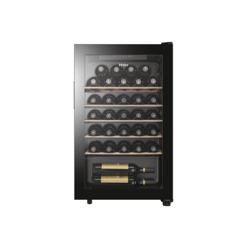 Haier Wine Bank 50 Serie 3 34004987 enfriador de vino Nevera de vino Independiente Negro 33 botella(s)