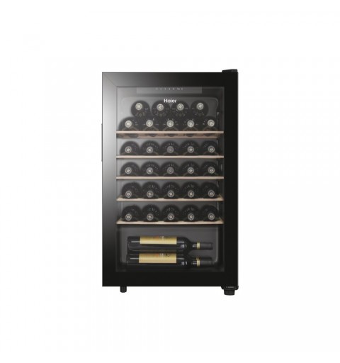 Haier Wine Bank 50 Serie 3 34004987 refroidisseur à vin Refroidisseur de vin compresseur Autoportante Noir 33 bouteille(s)