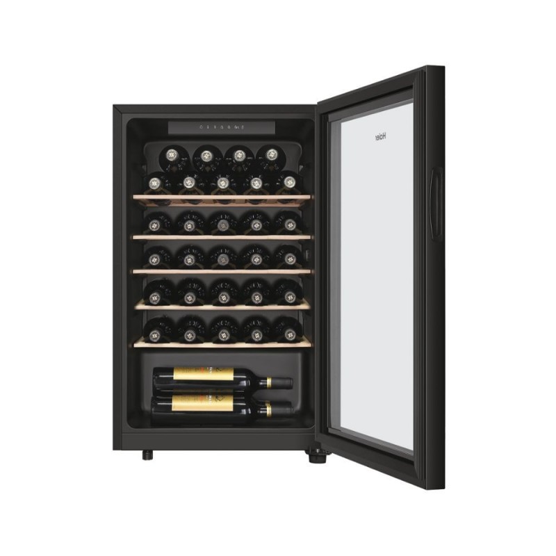 Haier Wine Bank 50 Serie 3 34004987 enfriador de vino Nevera de vino Independiente Negro 33 botella(s)