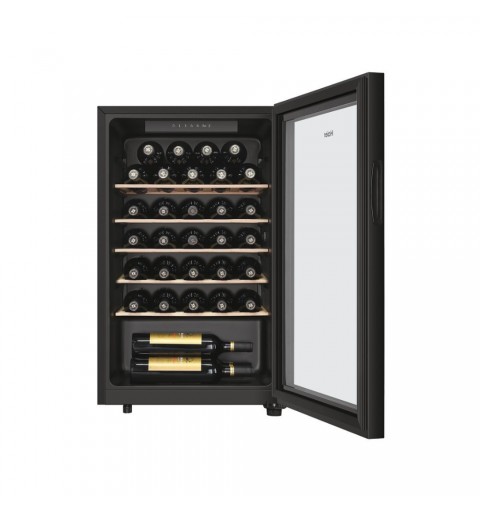 Haier Wine Bank 50 Serie 3 34004987 enfriador de vino Nevera de vino Independiente Negro 33 botella(s)