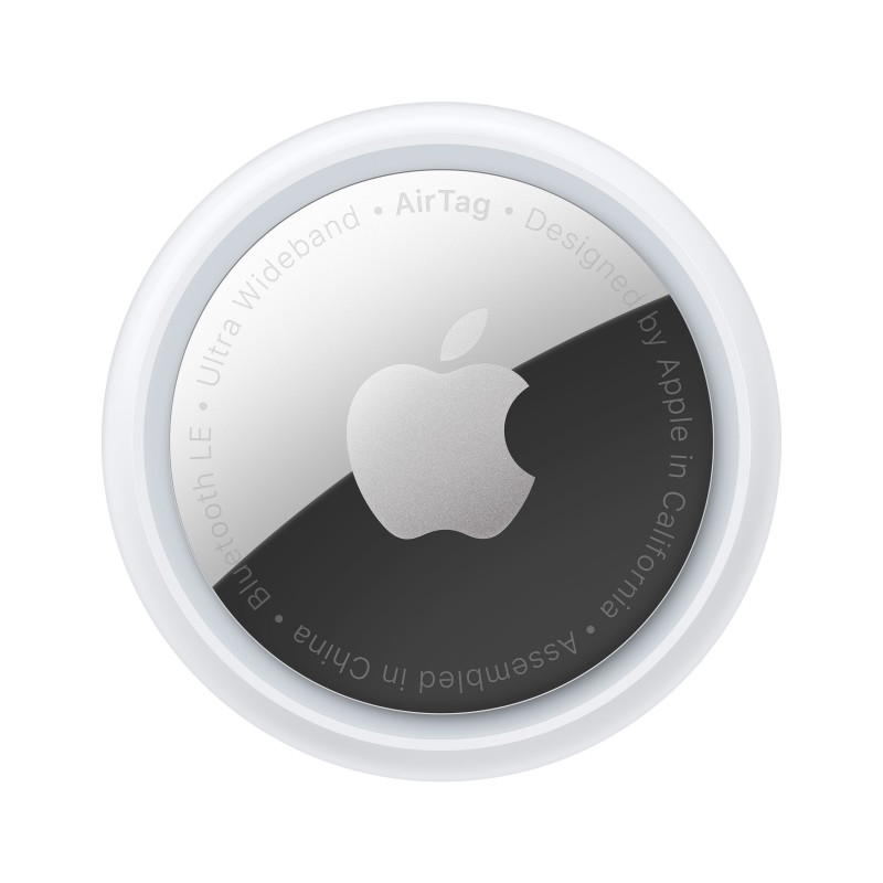 Apple AirTag Bluetooth Plata, Blanco