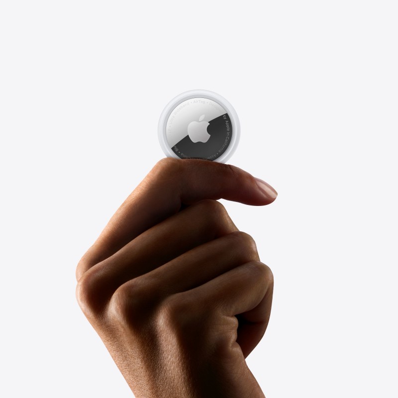 Apple AirTag Bluetooth Argento, Bianco