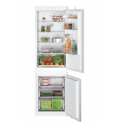 Bosch Serie 2 KIN86NSF0 frigorifero con congelatore Da incasso 260 L F Bianco