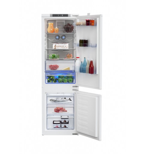 Beko BCNA275E4SN fridge-freezer Built-in 254 L E White