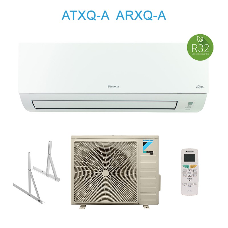 Daikin ATXQ25A ARXQ25A Condizionatore Climatizzatore 9000Btu Siesta Bluevolution Novità 2022 + Staffe A++/A+ Inverter Wifi Ready