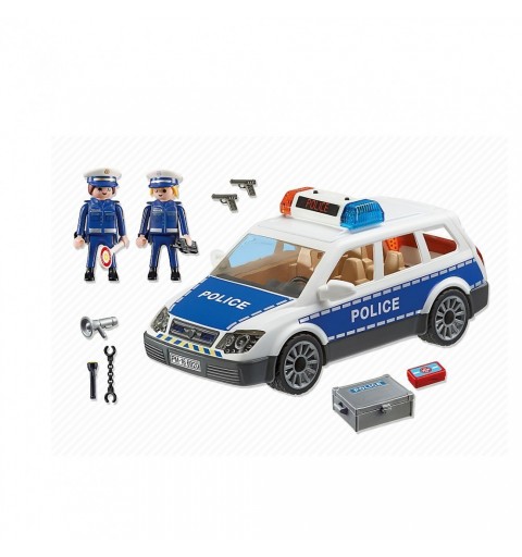 Playmobil Voiture de policiers gyrophare et sirène