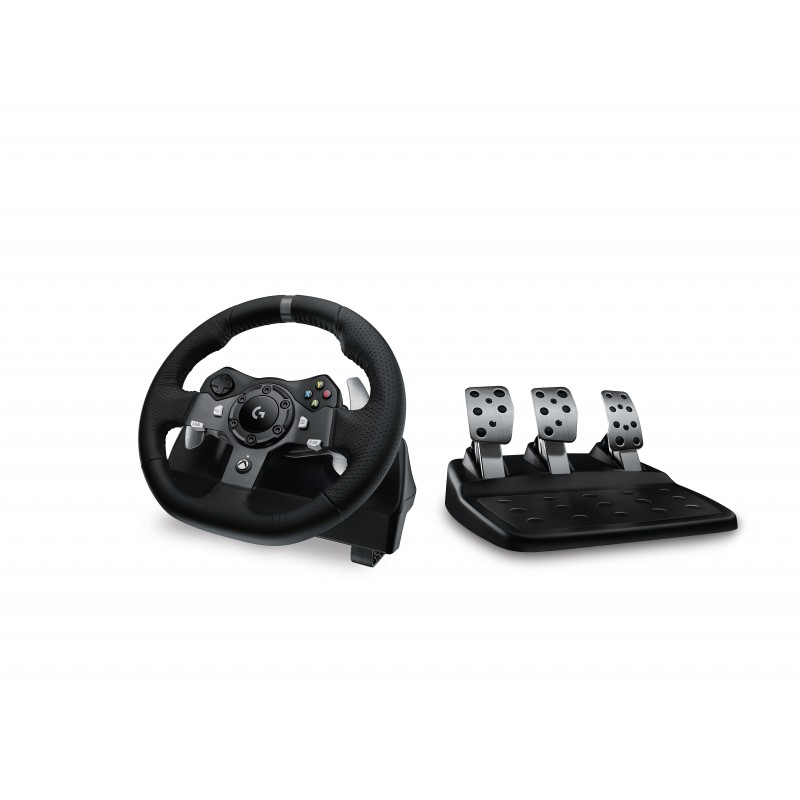 Logitech G G920 Driving Force Racing Wheel Noir USB 2.0 Volant + pédales Analogique Numérique PC, Xbox One