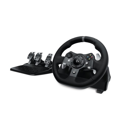 Logitech G G920 Driving Force Racing Wheel Nero USB 2.0 Sterzo + Pedali Analogico Digitale PC, Xbox One