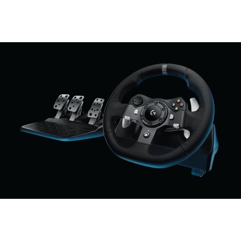 Logitech G G920 Driving Force Racing Wheel Nero USB 2.0 Sterzo + Pedali Analogico Digitale PC, Xbox One