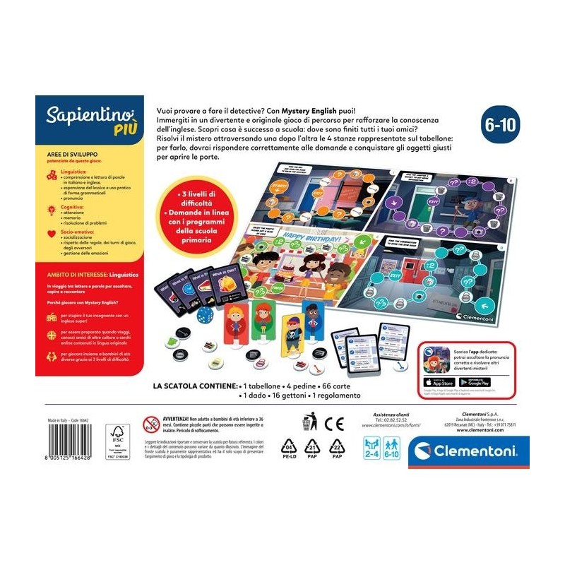 Clementoni 16642 learning toy