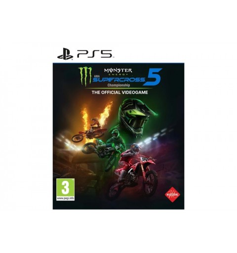 Milestone Monster Energy Supercross 5 Standard Deutsch, Englisch, Spanisch, Französisch, Italienisch, POR-BRA PlayStation 5