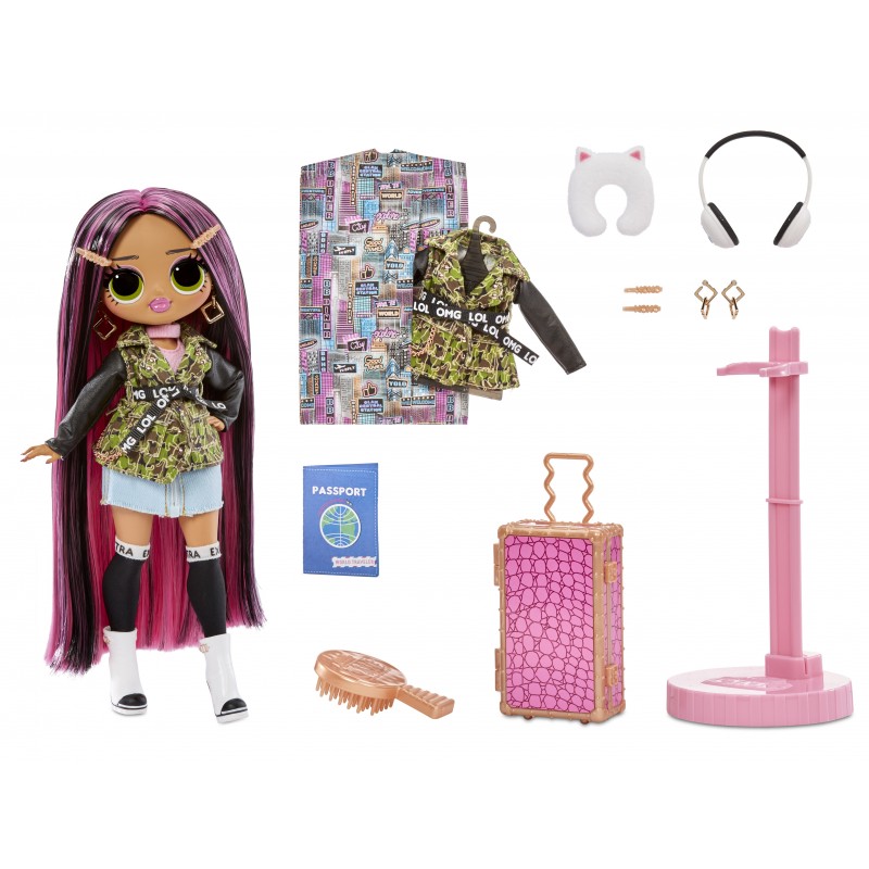 L.O.L. Surprise! OMG Travel Doll- City Babe