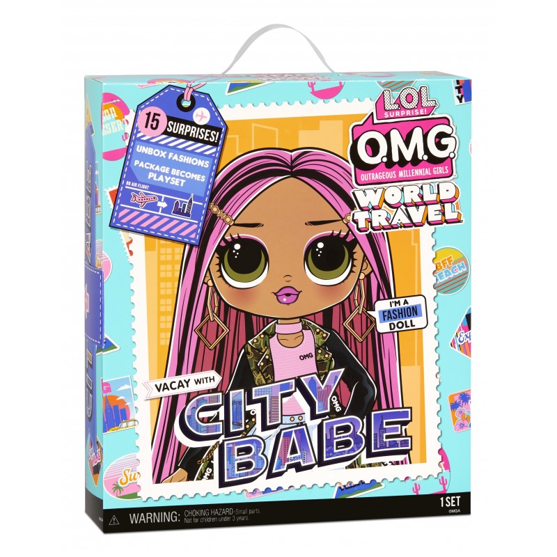 L.O.L. Surprise! OMG Travel Doll- City Babe