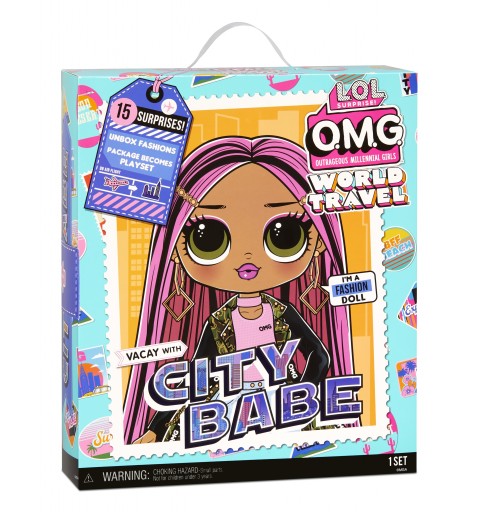 L.O.L. Surprise! OMG Travel Doll- City Babe