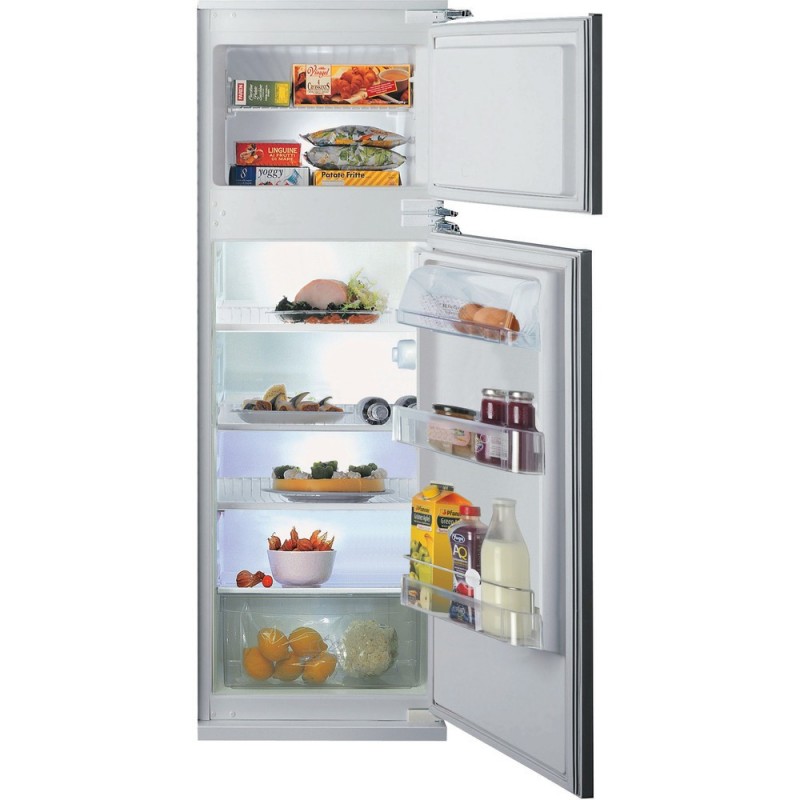 Hotpoint BD 2422 HA 1 réfrigérateur-congélateur Intégré (placement) 216 L F Acier inoxydable