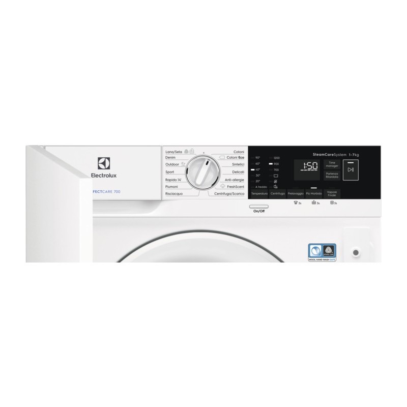 Electrolux EW7F472BI lavadora Carga frontal 7 kg 1200 RPM F Blanco