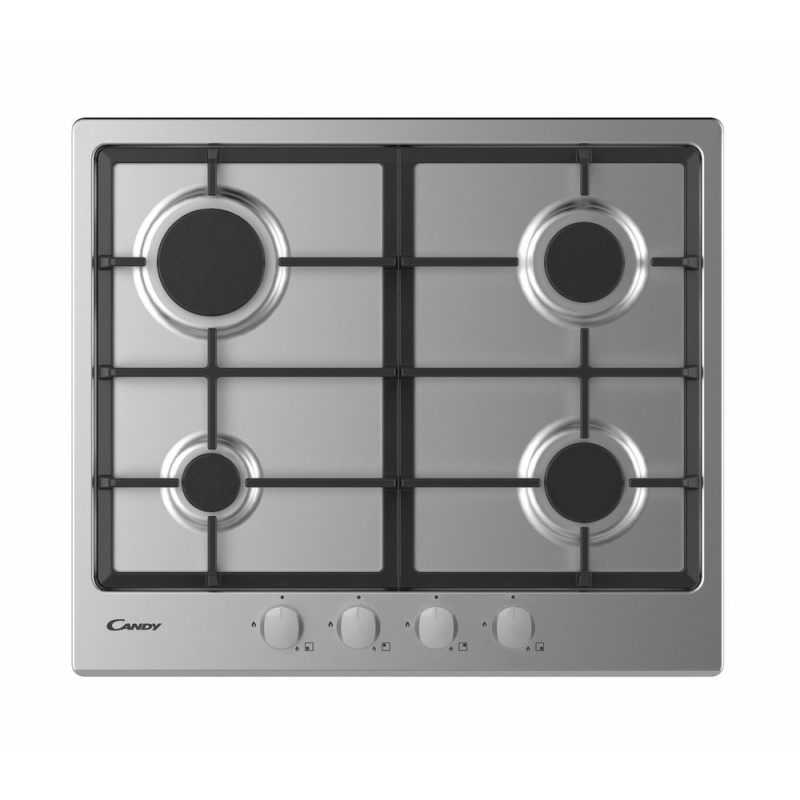 Candy Timeless CHG6BRX Stainless steel Built-in 60 cm Gas 4 zone(s)