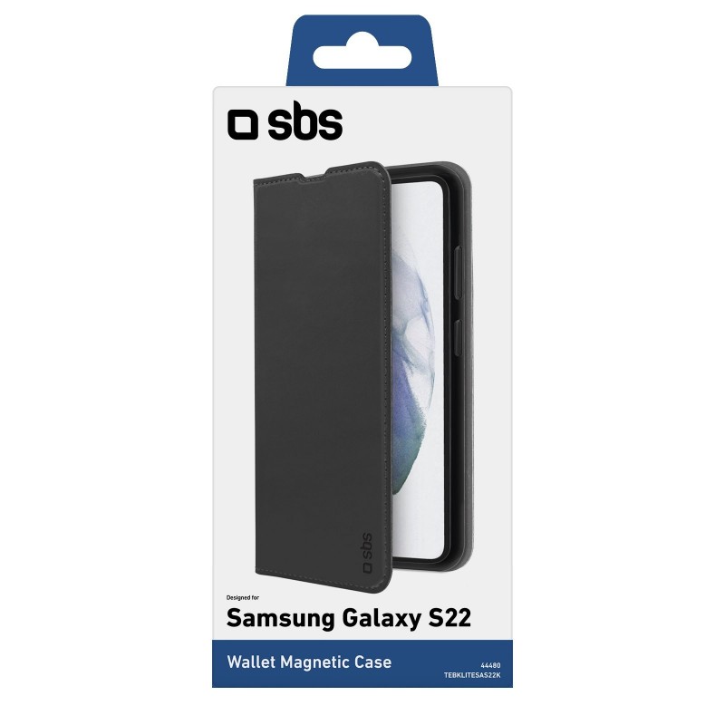 SBS TEBKLITESAS22PK mobile phone case 16.8 cm (6.6") Wallet case Black