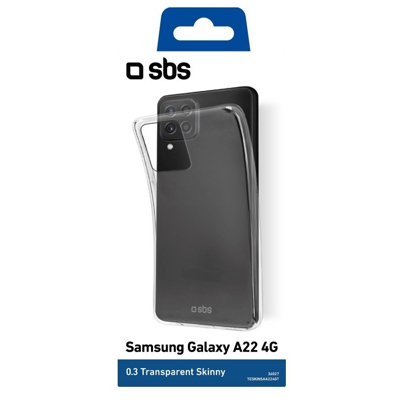 SBS TESKINSAA224GT mobile phone case 16.3 cm (6.4") Cover Transparent