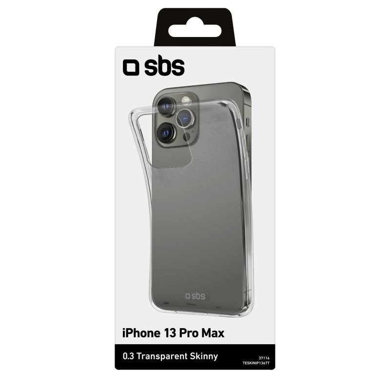 SBS Skinny Cover coque de protection pour téléphones portables 17 cm (6.7") Housse Transparent