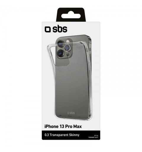 SBS Skinny Cover custodia per cellulare 17 cm (6.7") Trasparente