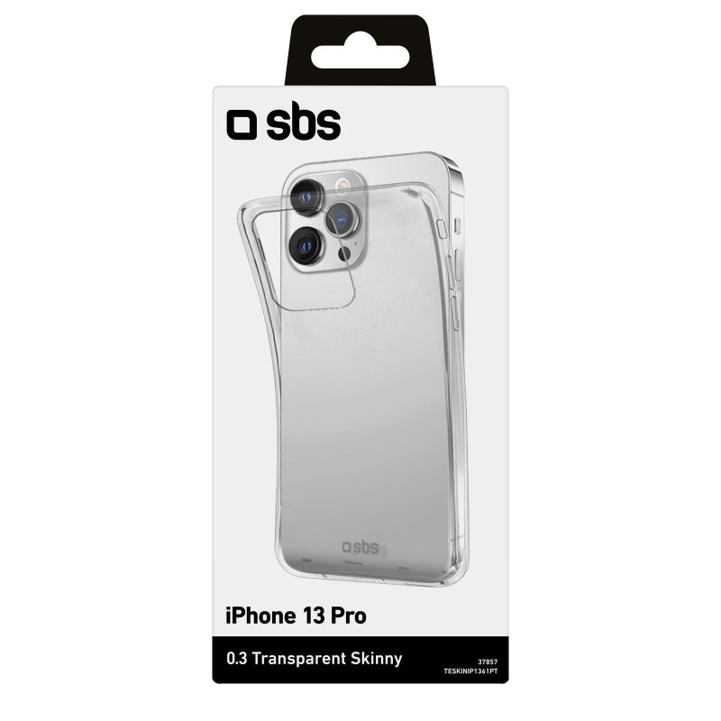 SBS Skinny Cover custodia per cellulare 15,5 cm (6.1") Trasparente