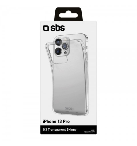 SBS Skinny Cover coque de protection pour téléphones portables 15,5 cm (6.1") Housse Transparent