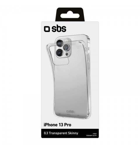 SBS Skinny Cover custodia per cellulare 15,5 cm (6.1") Trasparente