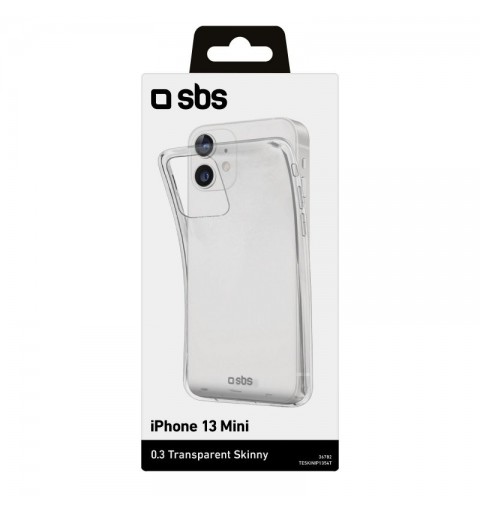 SBS Skinny Cover funda para teléfono móvil 13,7 cm (5.4") Transparente