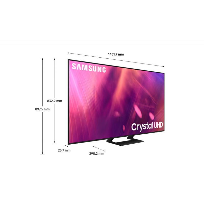 Samsung Series 9 TV Crystal UHD 4K 65” UE65AU9070 Smart TV Wi-Fi Black 2021