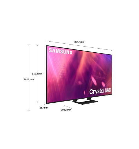 Samsung Series 9 TV Crystal UHD 4K 65” UE65AU9070 Smart TV Wi-Fi Black 2021