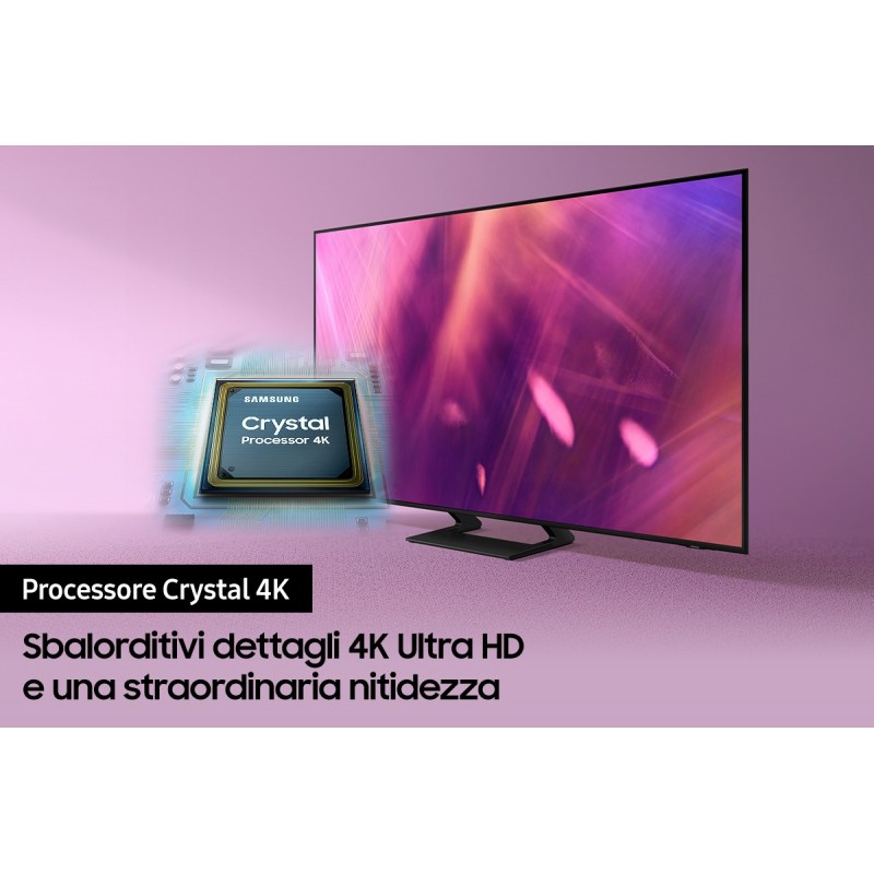 Samsung Series 9 TV Crystal UHD 4K 65” UE65AU9070 Smart TV Wi-Fi Black 2021