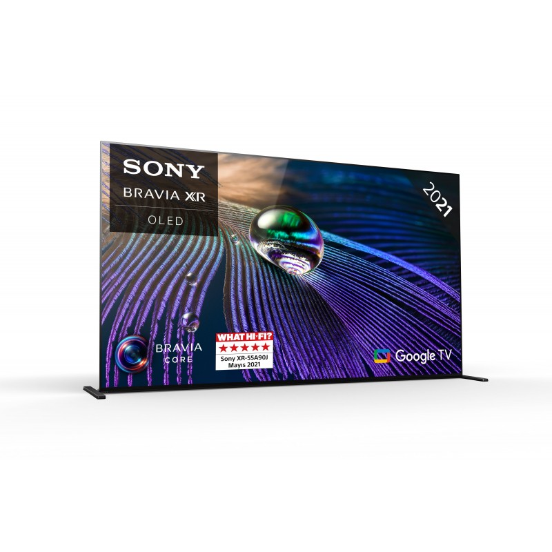 Sony XR-55A90J - Smart TV OLED 55 pollici, 4K ultra HD, HDR, con Google TV, Perfect for PlayStation™ 5 (Nero, Modello 2021)