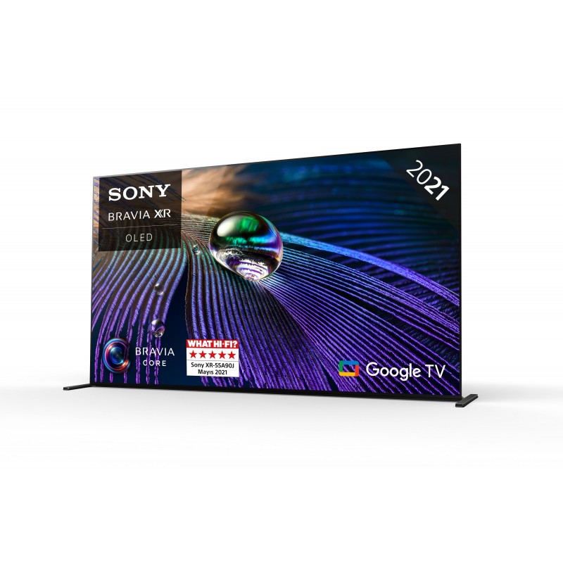 Sony XR-55A90J - Smart TV OLED 55 pollici, 4K ultra HD, HDR, con Google TV, Perfect for PlayStation™ 5 (Nero, Modello 2021)