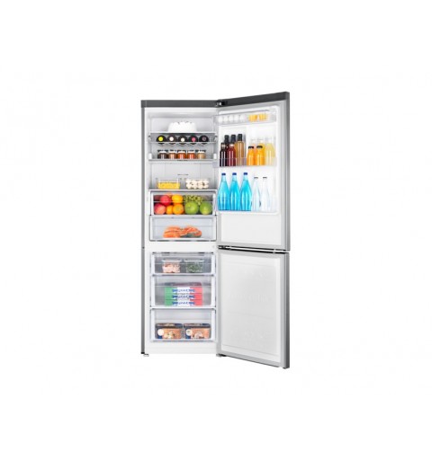 Samsung RB30J3215SA Kühl- und Gefrierkombination Freistehend 321 l E Edelstahl
