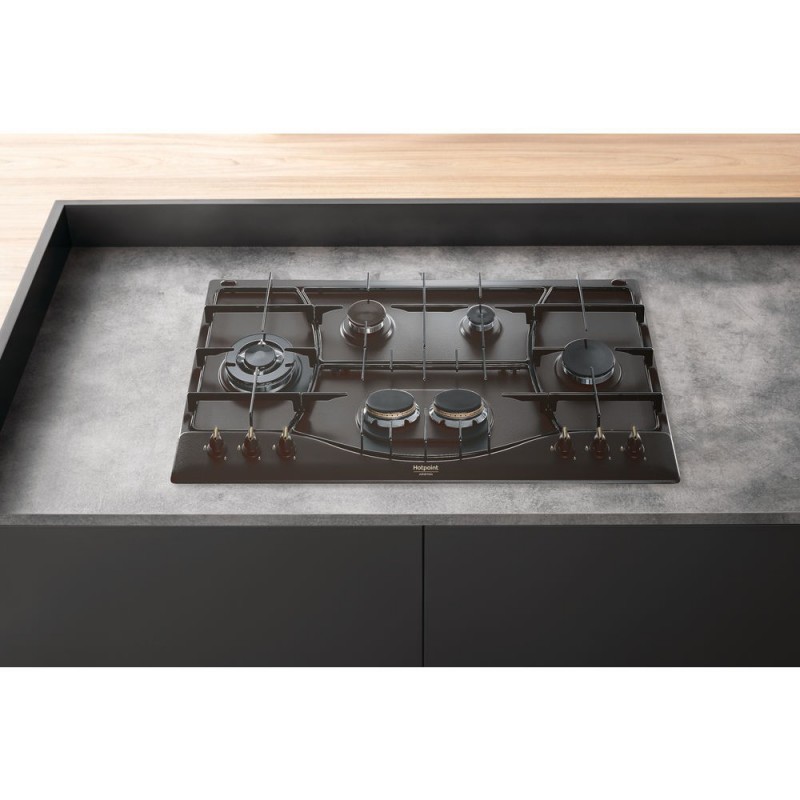 Hotpoint PHN 960MST (AN) R HA Anthrazit Integriert 90 cm Gaskochfeld 6 Zone(n)