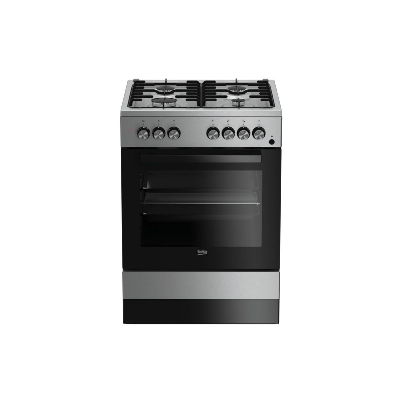 Beko FSE62110DX cocina Cocina independiente Encimera de gas Acero inoxidable A